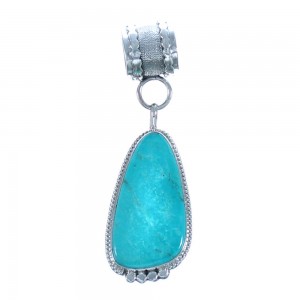 Turquoise Sterling Silver American Indian Pendant BX118571