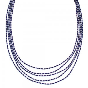Sugilite 5-Strand Hand Strung Authentic Sterling Liquid Silver 16" Necklace RX119132