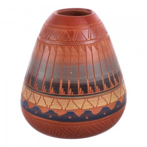 Navajo Vase Hand Crafted By Artist Bernice Watchman Lee KX121215