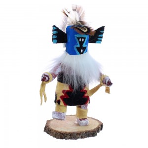 Native American Navajo Mother Crow Miniature Kachina Doll JX121842