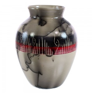 Navajo Vase By Artist Bernice Watchman Lee JX122899