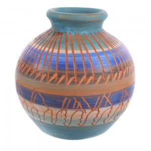Native American Navajo Mini Hand Crafted Pottery JX123596