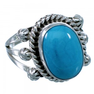 Sterling Silver Navajo Turquoise Ring Size 10 SX111587