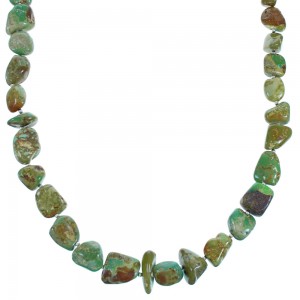 Sterling Silver Turquoise Bead Necklace BX116271