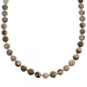 Picture Rock Southwestern Sterling Silver Bead Necklace BX120620