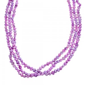 3-Strand Pink Fresh Water Pearl Twisted Bead Necklace JX121479