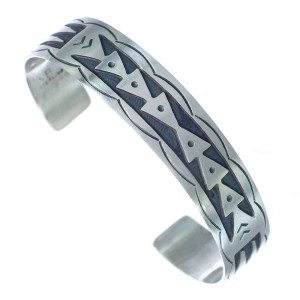 Sterling Silver Navajo Cuff Bracelet AX121765