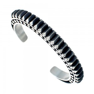 Native American Navajo Sterling Silver Cuff Bracelet JX121792