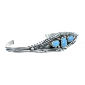 Native American Navajo Sterling Silver Opal Cuff Bracelet JX125297