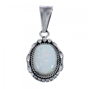 Native American Opal And Sterling Silver Pendant JX126343