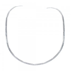 Navajo Sterling Silver Collar Necklace AX127980