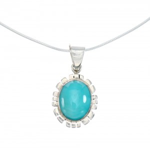 Sterling Silver Turquoise Italian Snake Chain Necklace Set AX128978