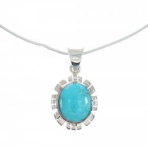 Sterling Silver Turquoise Italian Snake Chain Necklace Set AX128980