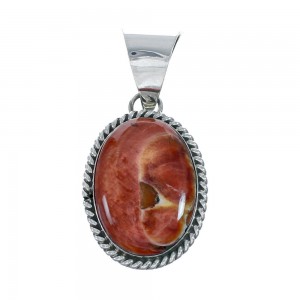 Native American Oyster Sterling Silver Pendant AX129839