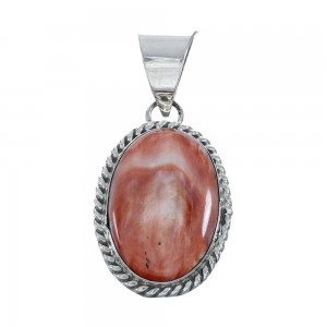Native American Oyster Sterling Silver Pendant AX129841