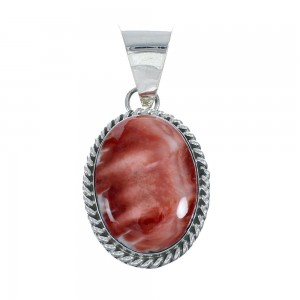 Native American Oyster Sterling Silver Pendant AX129847
